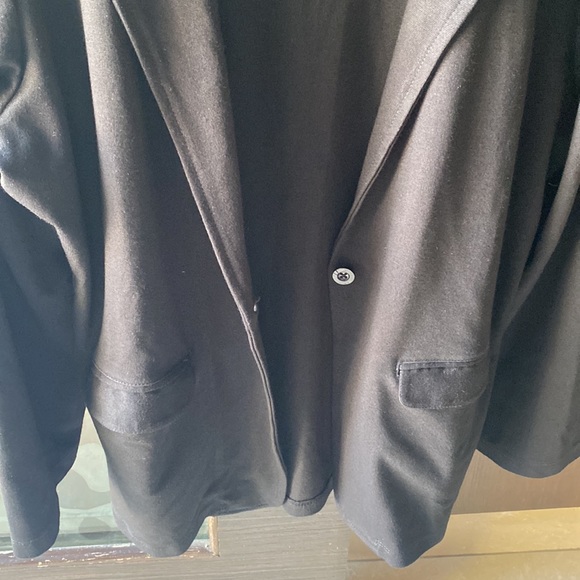 Womens Black summer coat - Picture 10 of 11